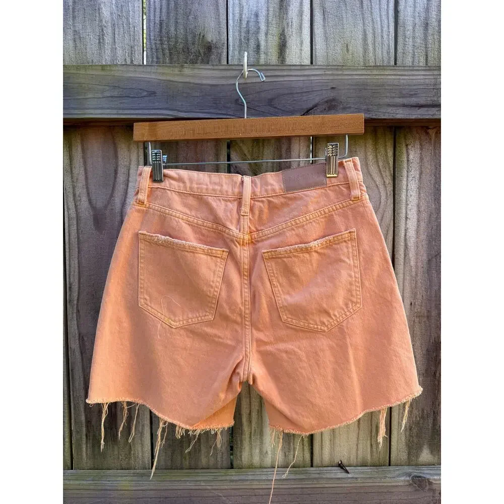 Pistola Reworked Peach Denim Cutoff Shorts